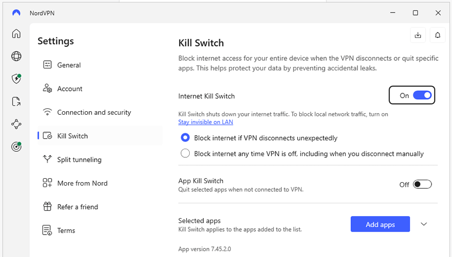 NordVPN Threat Protection