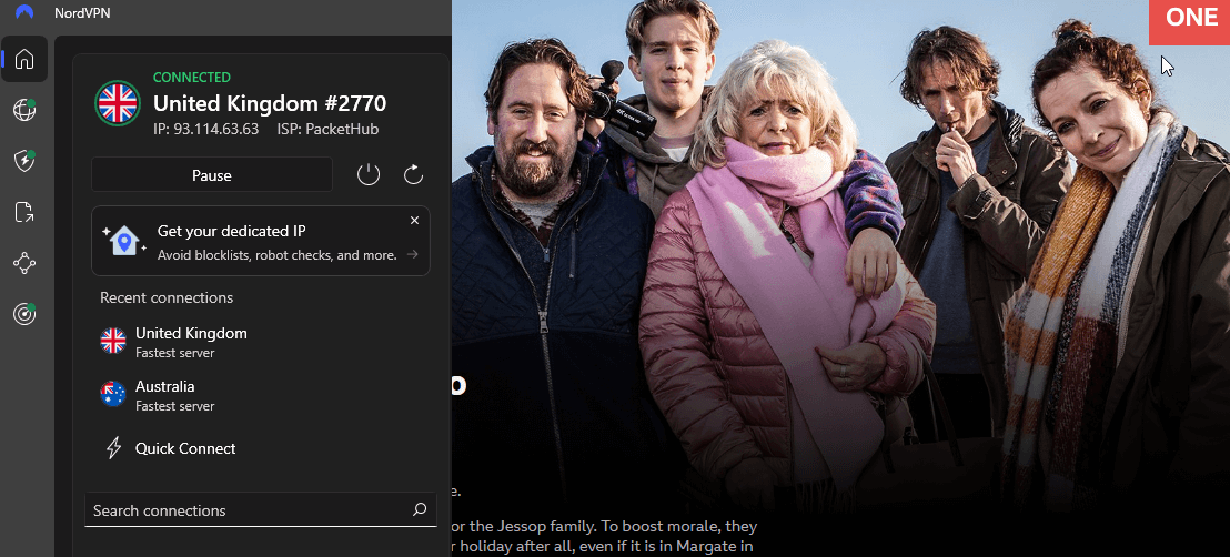 NordVPN Streaming Test
